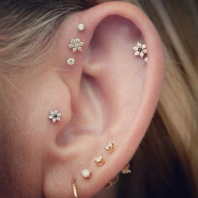 piercing and earring style made by our hands
