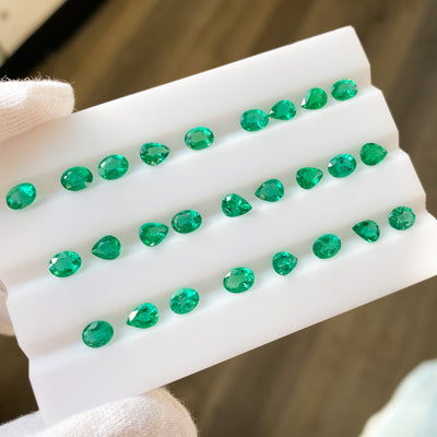 Oval Genuine Natural Emerald Gemstone