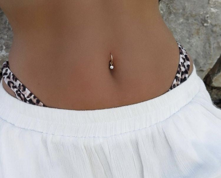 Hoop Navel Belly Button Ring
