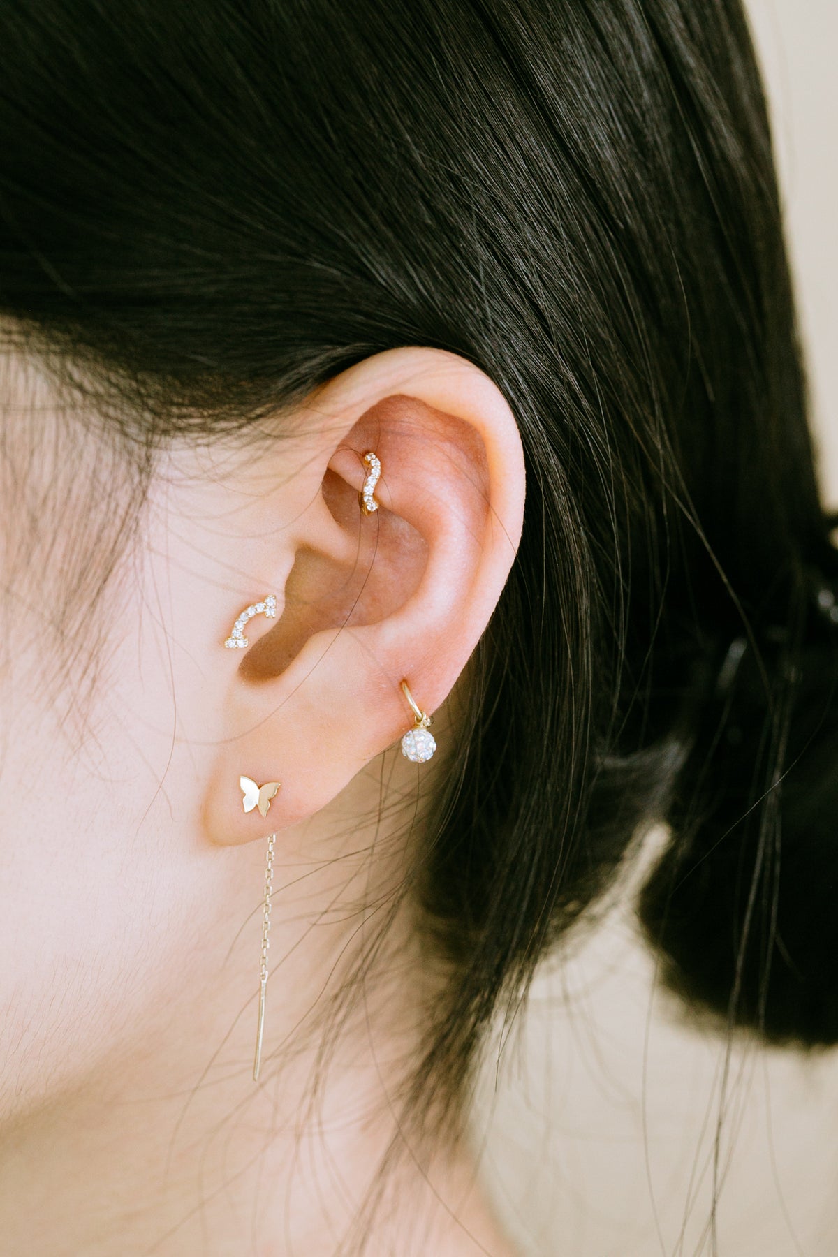 YES OR NO? To second ear piercings.... | Ear piercings, Second ear piercing,  Ear piercing studs